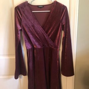 Express Velvet Dress Size XS